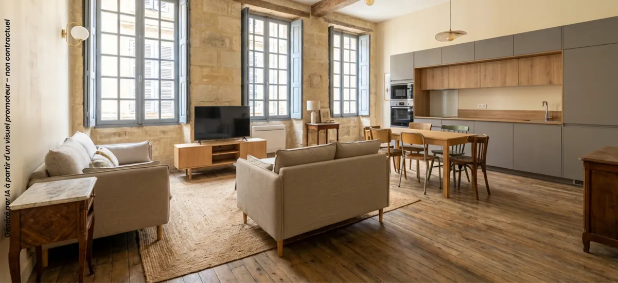 Bordeaux Réhabilitation à 400m des lignes de tramway C, D, F