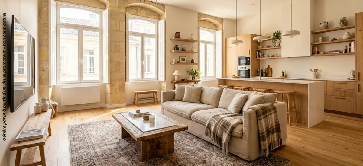 Bordeaux réhabilitation à 5 min à pied du tramway B