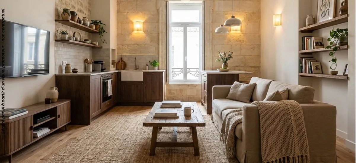 Bordeaux réhabilitation à 8 min à pied des trams A et F