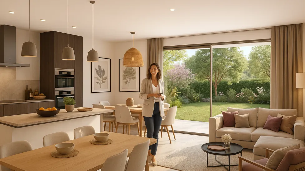 Bouc-Bel-Air villa neuve avec grand jardin