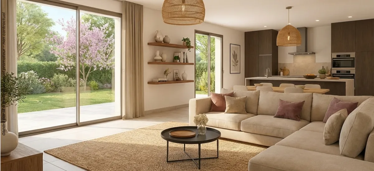 Bouc-Bel-Air villa neuve avec grand jardin