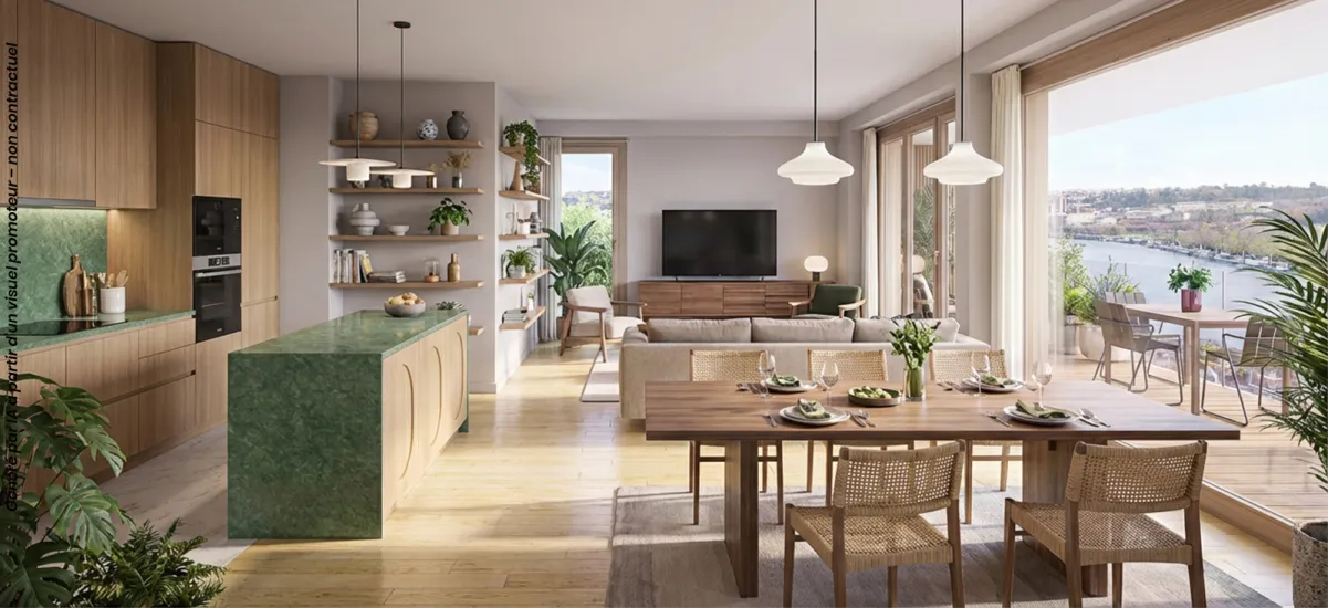 Boulogne-Billancourt vues Seine proche métro 15 et 9