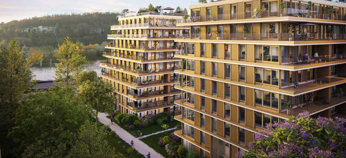 Boulogne-Billancourt vues Seine proche métro 15 et 9