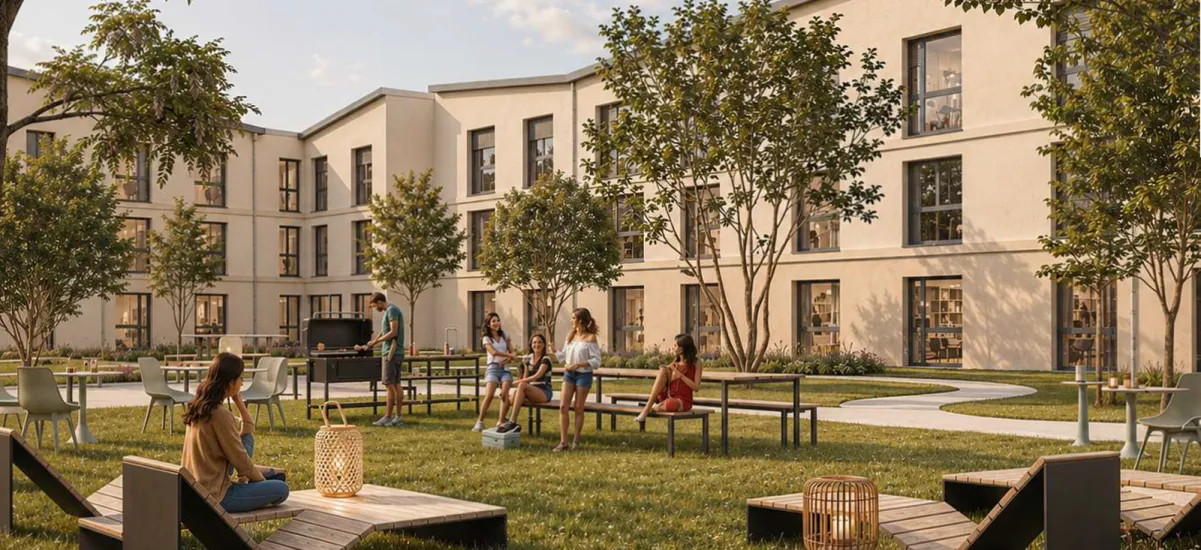 Bourges résidence étudiante au quartier Lahitolle proche campus