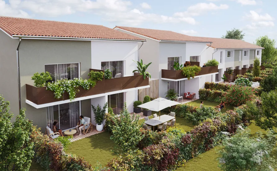 Bruguières en plein centre