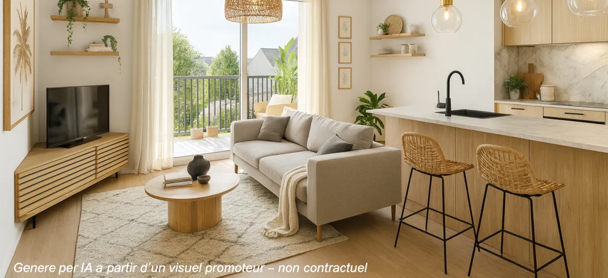 Bruz cœur de ville à 4 min en voiture de la gare