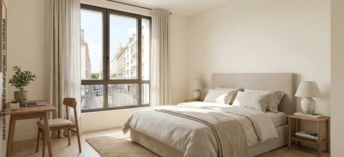 Caen à quelques minutes à pied des rives de l’Orne