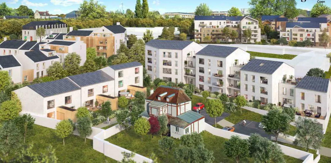 Caen maisons au coeur du quartier des Coteaux de l'Abbaye
