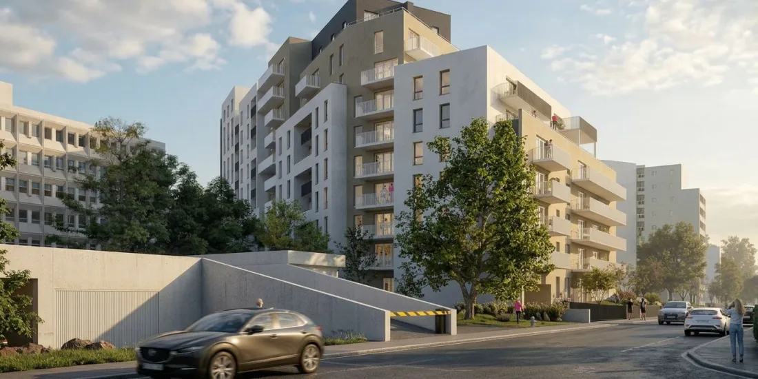 Caen quartier Péricentre à 5 minutes à pied du tramway T1 et T2