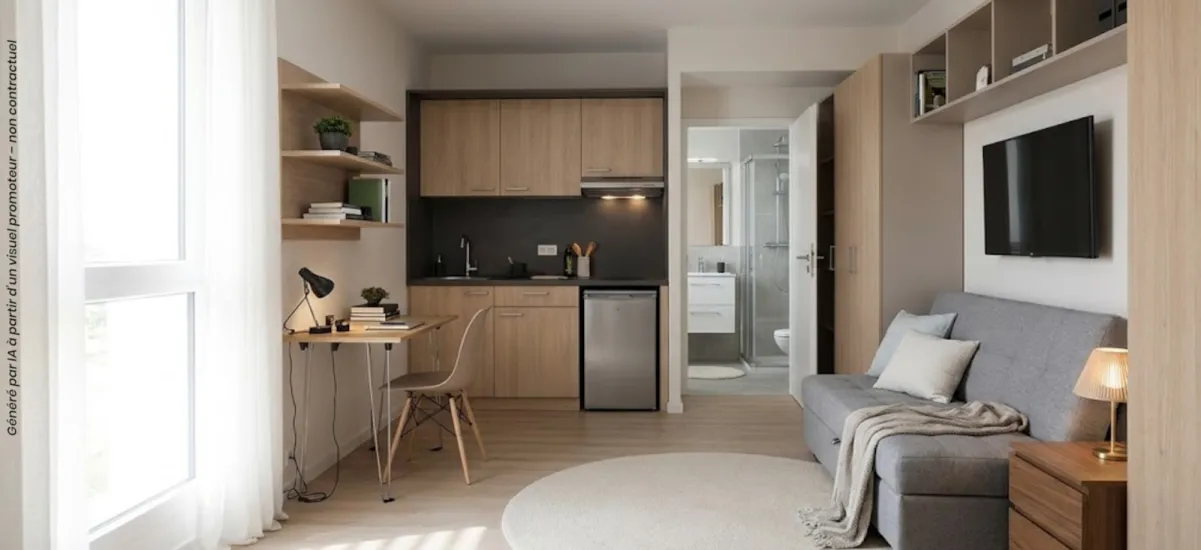 Caen résidence étudiante à 9 min à pied du campus