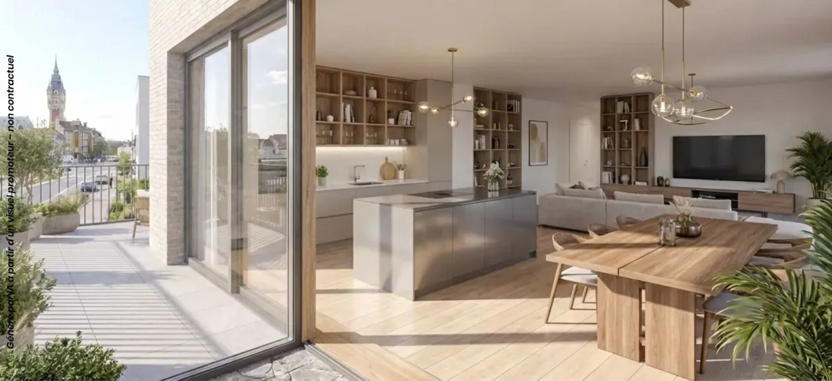 Calais le long du quai de la gendarmerie