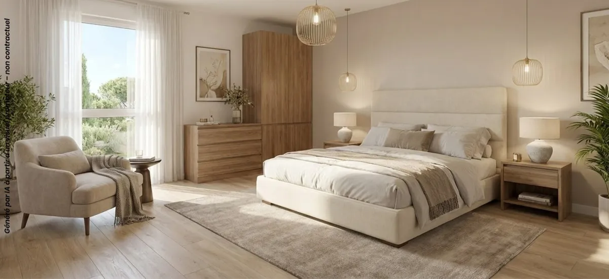 Cannes quartier Croix des Gardes à 800m des plages