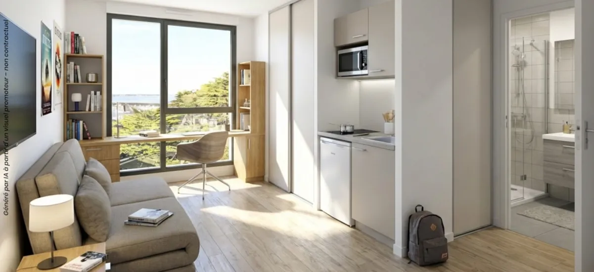 Cannes résidence de service proche mer et gare TER