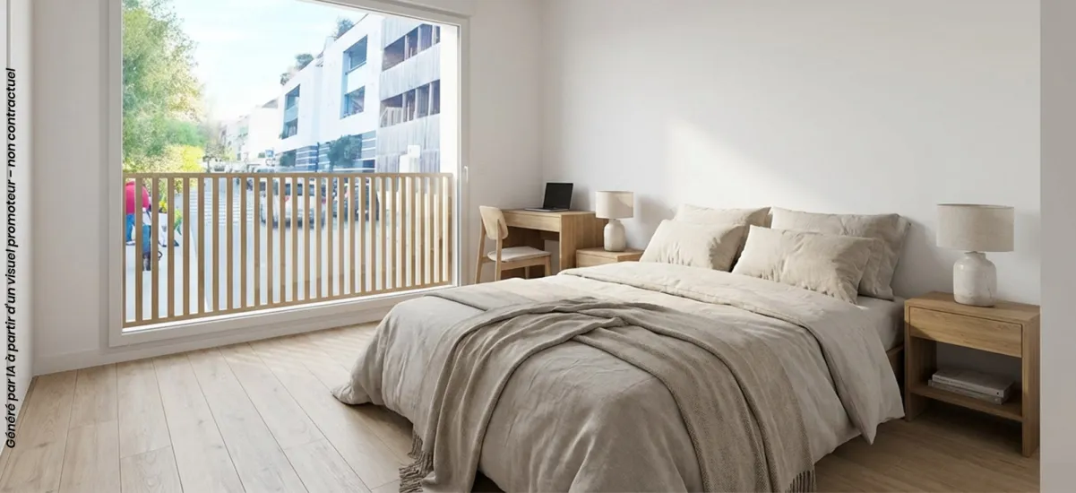 Castelnau résidence de 6 lots au calme proche tram et commerces