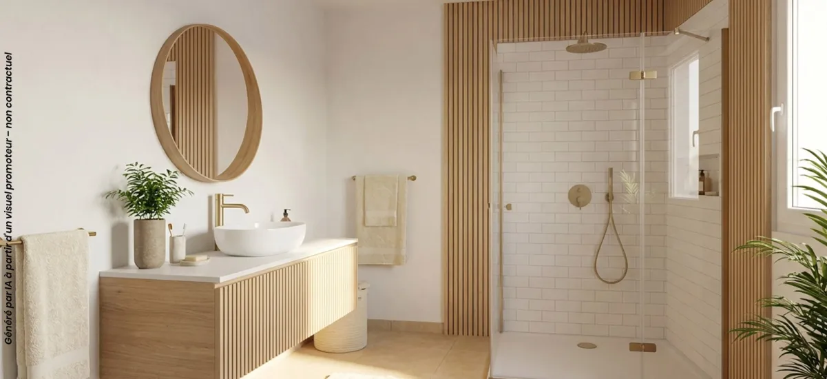 Castelnau résidence de 6 lots au calme proche tram et commerces