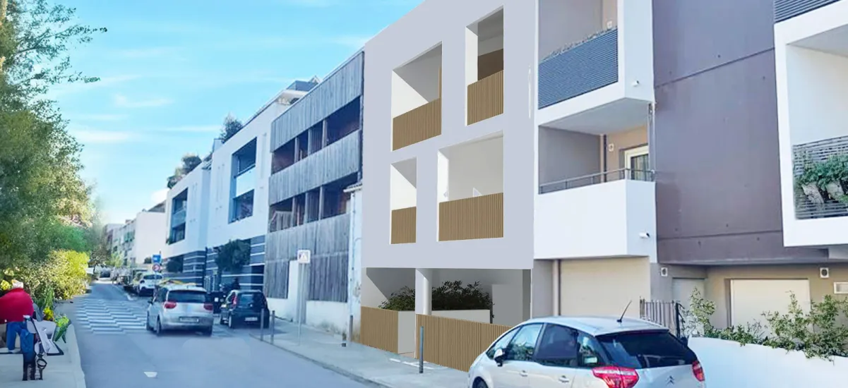 Castelnau résidence de 6 lots au calme proche tram et commerces