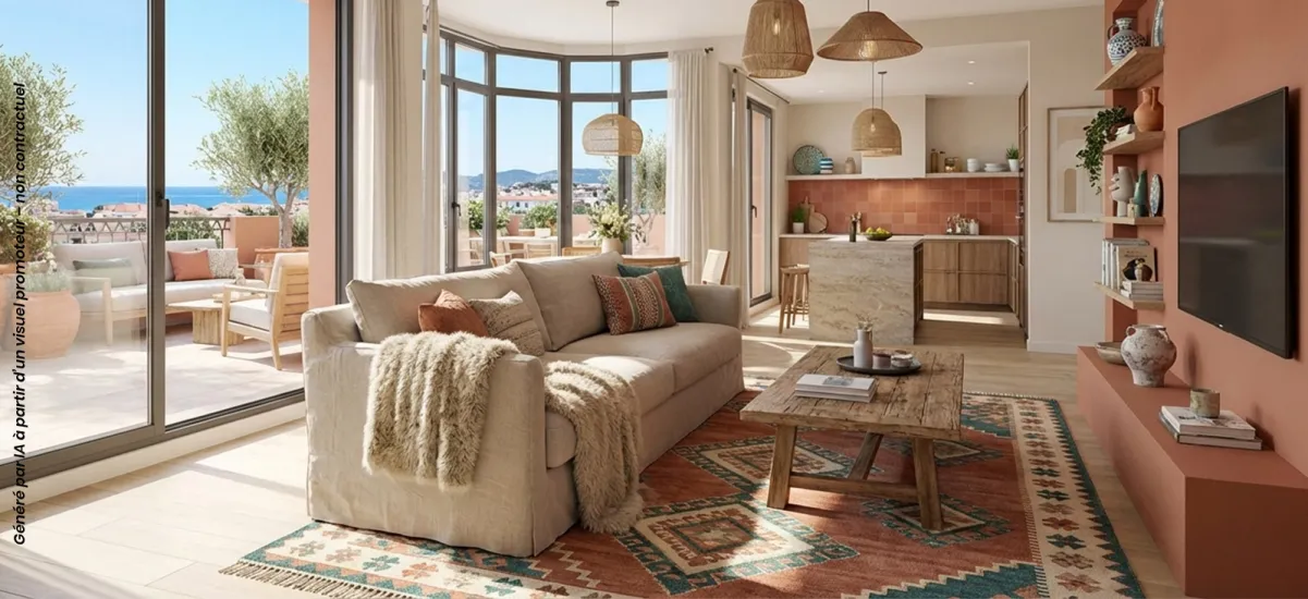 Cavalaire-sur-Mer à proximité de la plage