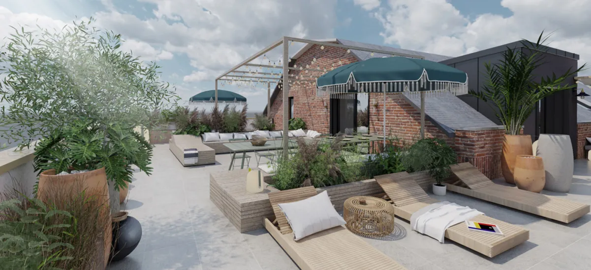 Chartres-de-Bretagne en plein centre du bourg