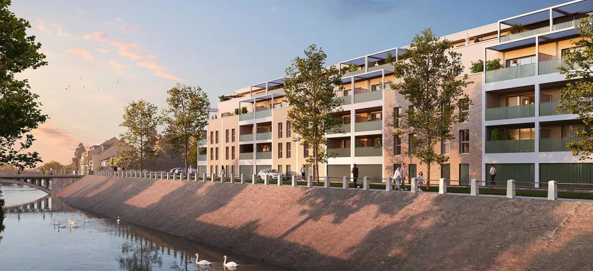 Châtellerault centre sur les bords de la Vienne