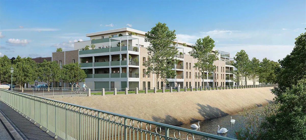 Châtellerault centre sur les bords de la Vienne