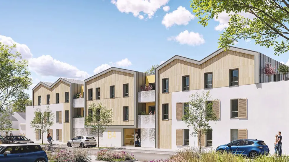Concarneau hypercentre avec vue sur le jardin de la gare