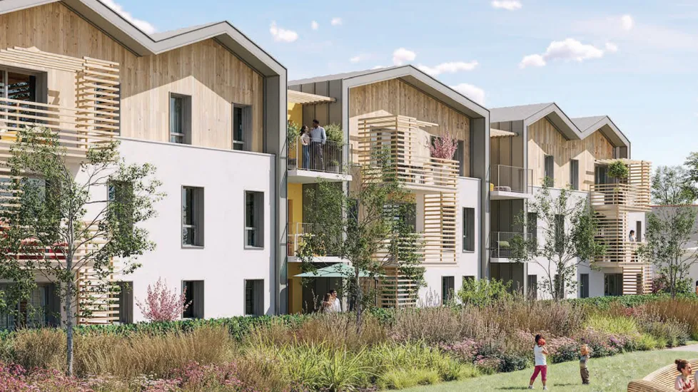 Concarneau hypercentre avec vue sur le jardin de la gare
