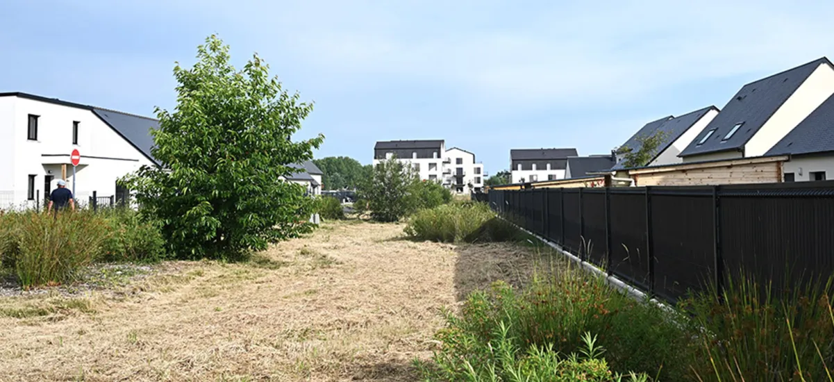 Courseulles-sur-Mer quartier vers en bord de mer
