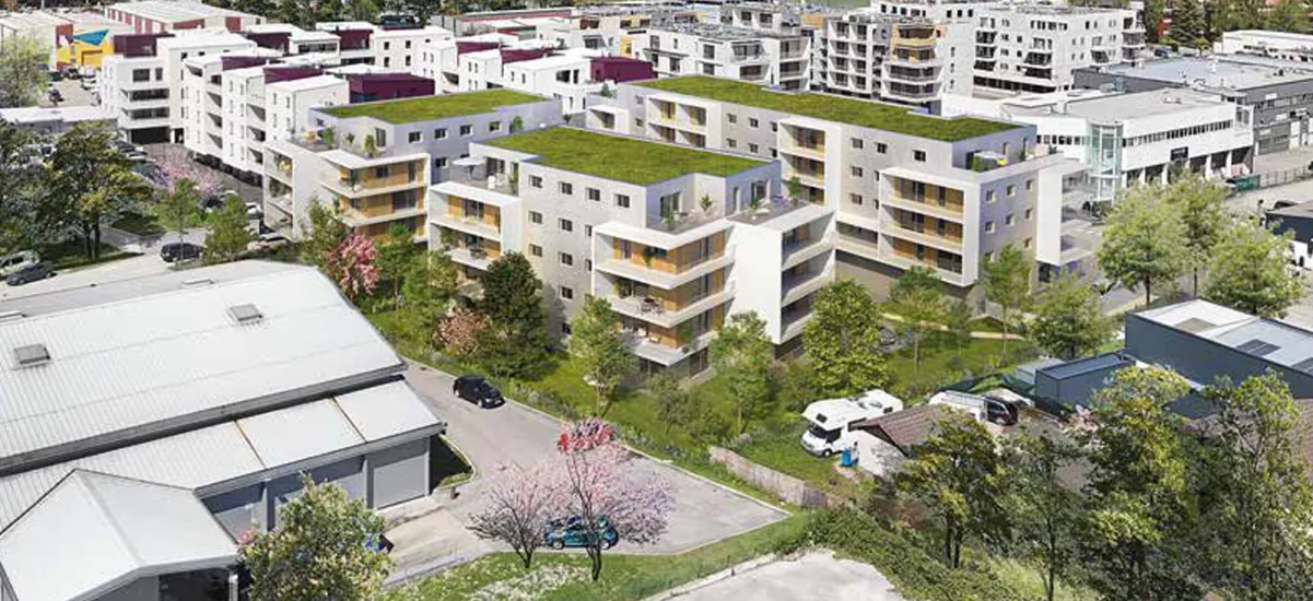 Crolles quartier résidentiel à deux pas des commodités