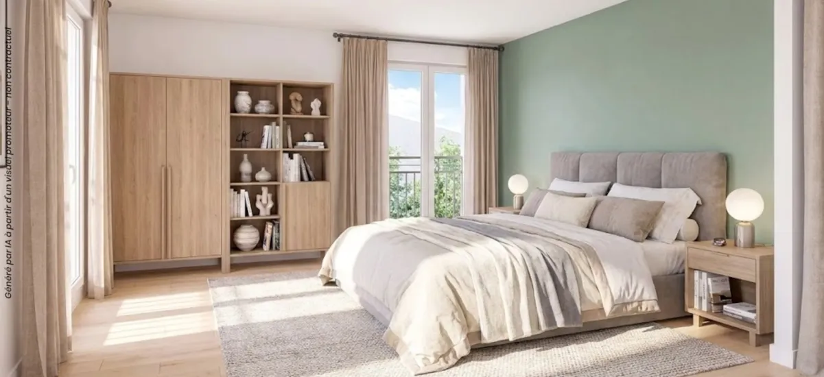 Décines-Charpieu à 10 min à pied du tram T7 et T3