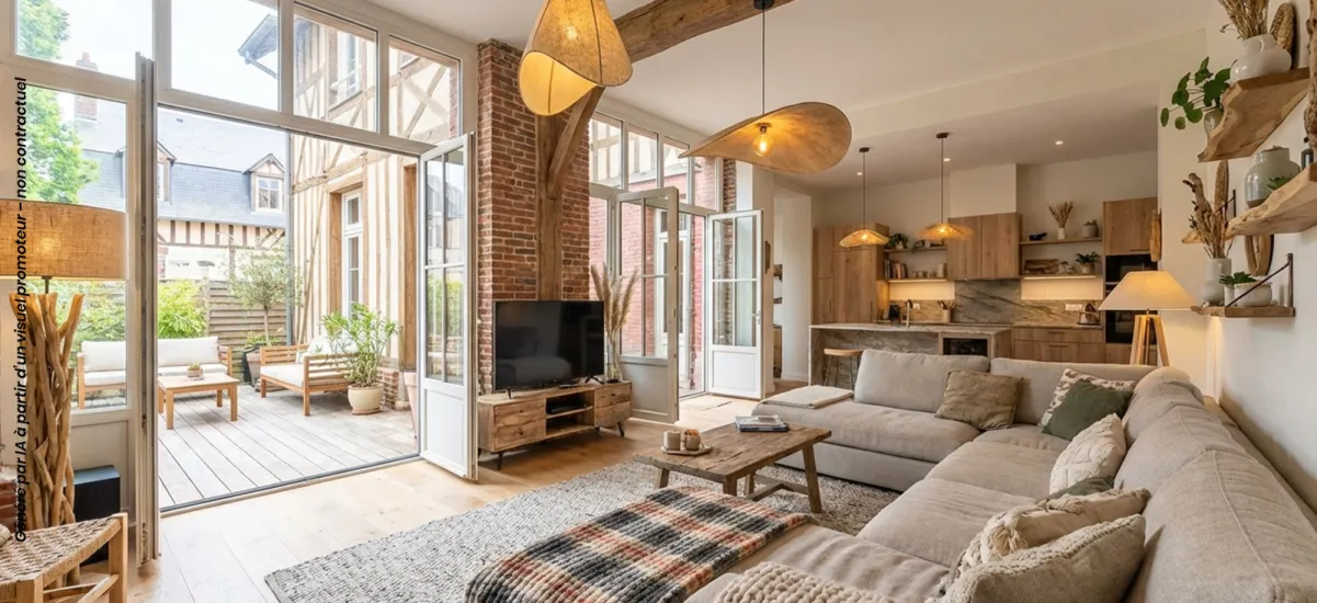 Dieppe réhabilitation à deux pas de la plage