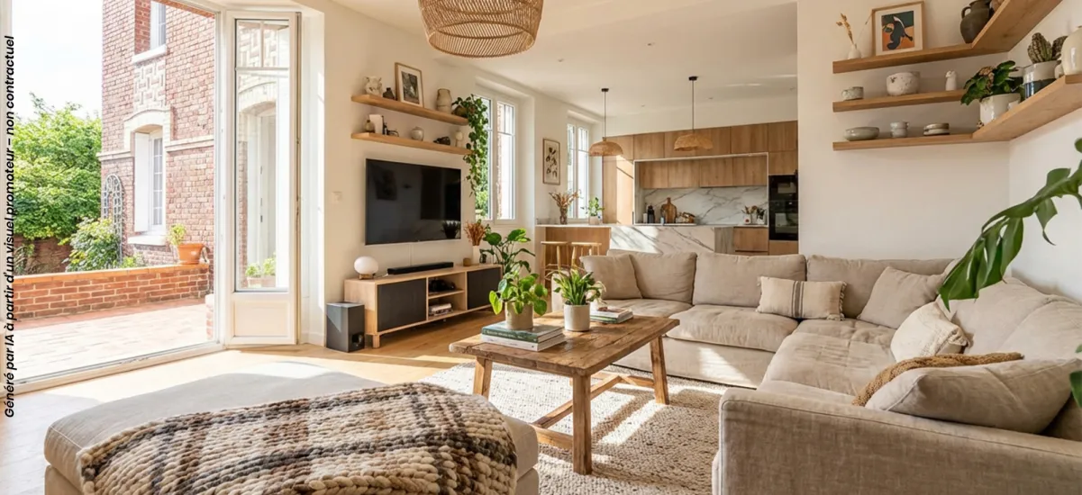 Dieppe réhabilitation cadre calme avec vue mer et port