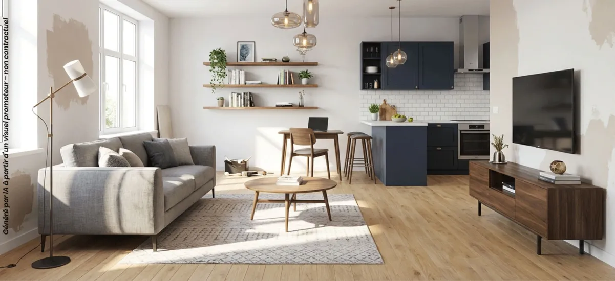 Dieppe réhabilitation proche des plages et du centre-ville à pied