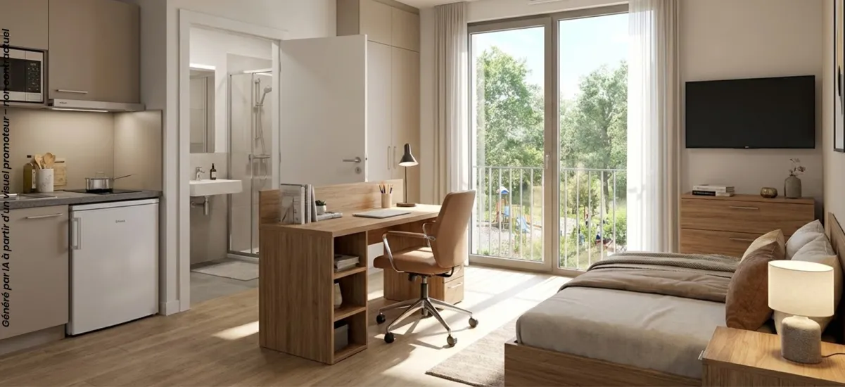 Dijon résidence étudiante à deux pas du tramway T2 Junot