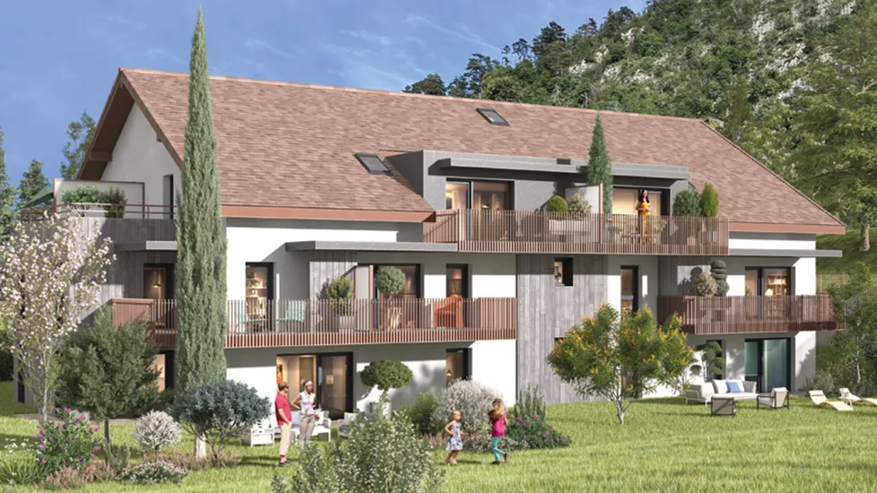 Duingt au pied du Massif du Taillefer