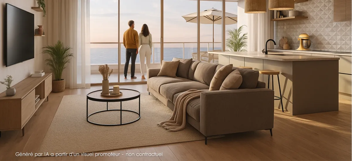 Dunkerque Zac du Grand Large vue mer