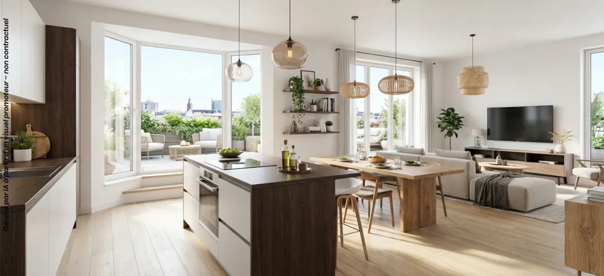 Ebersheim secteur résidentiel proche bus A