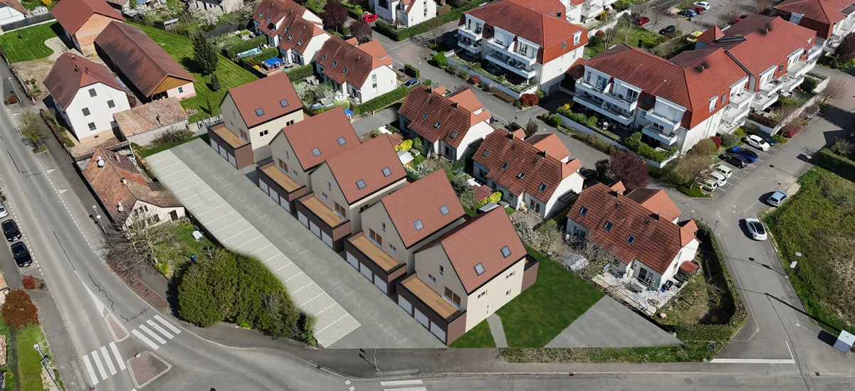 Ebersheim secteur résidentiel proche bus A