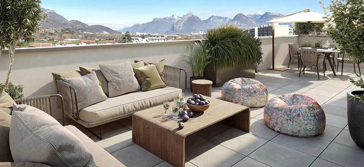 Échirolles adresse résidentielle avec vues sur le Vercors