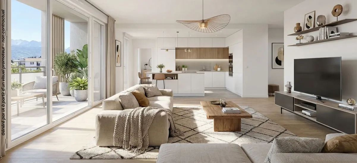 Échirolles adresse résidentielle avec vues sur le Vercors