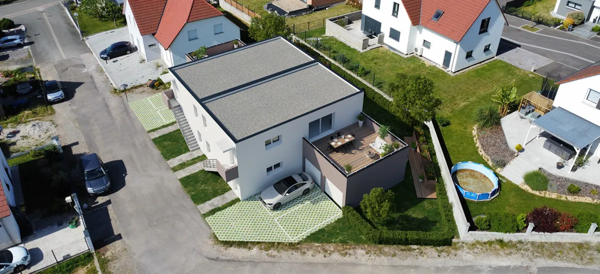 Eschbach cadre résidentiel à 15 min en voiture d’Haguenau