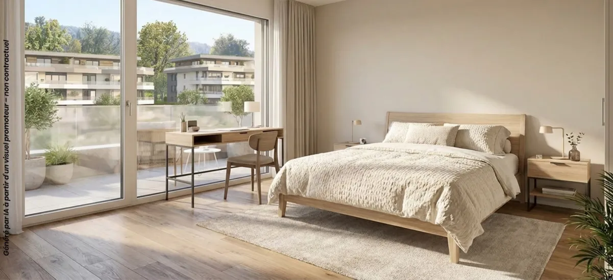 Évian-les-Bains vue sur le Lac Léman