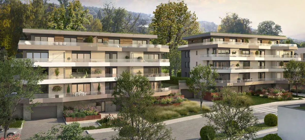 Évian-les-Bains vue sur le Lac Léman