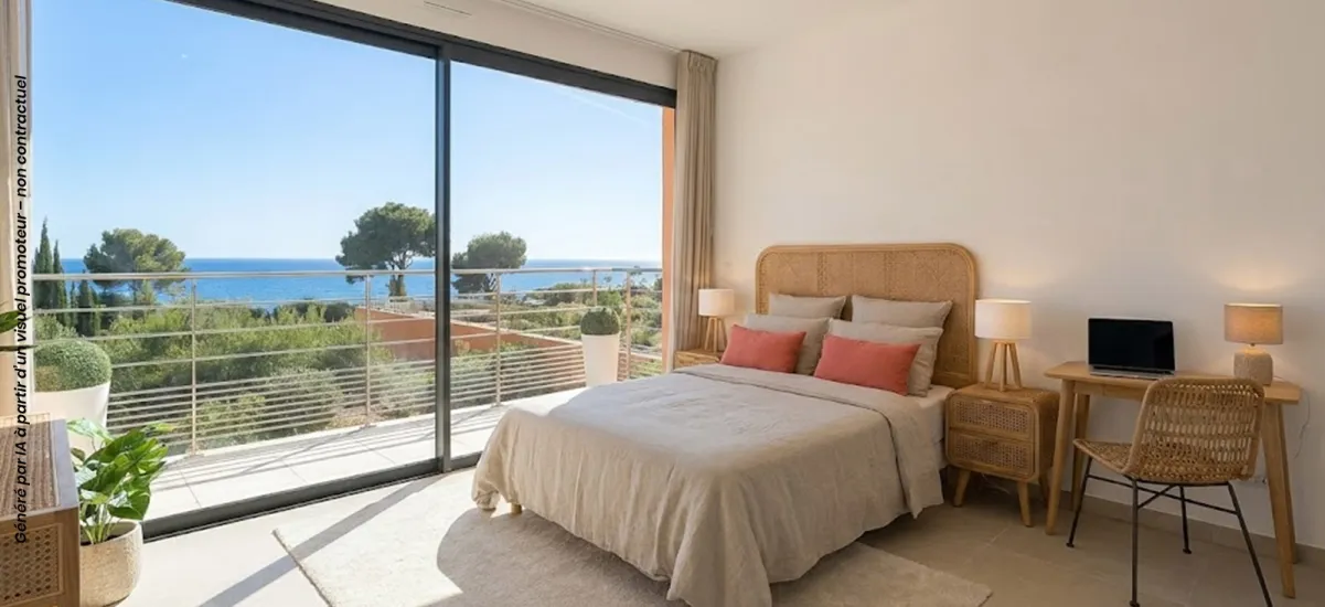 Èze adresse intimiste face à la mer à 3 min à pied des plages