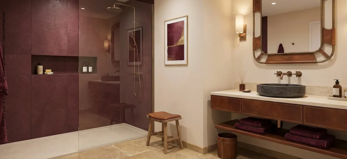 Fontaine écoquartier Porte du Vercors à 10 min du tram A