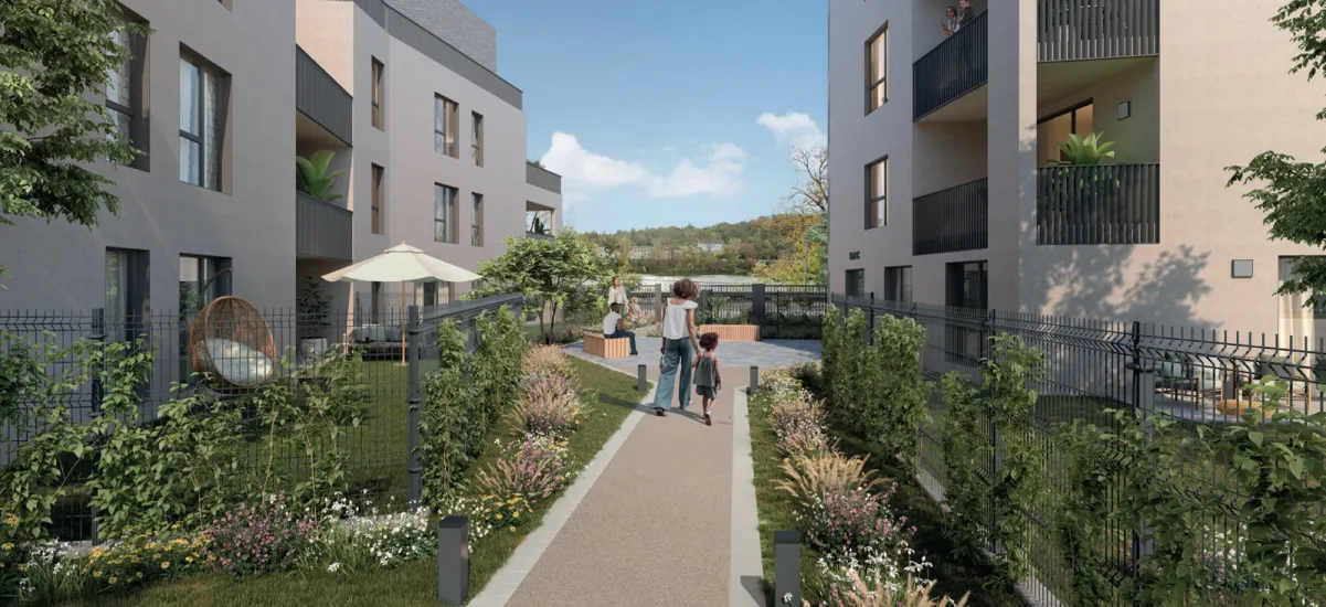 Fontaine-sur-Saône, secteur résidentiel sur les rives de la Saône