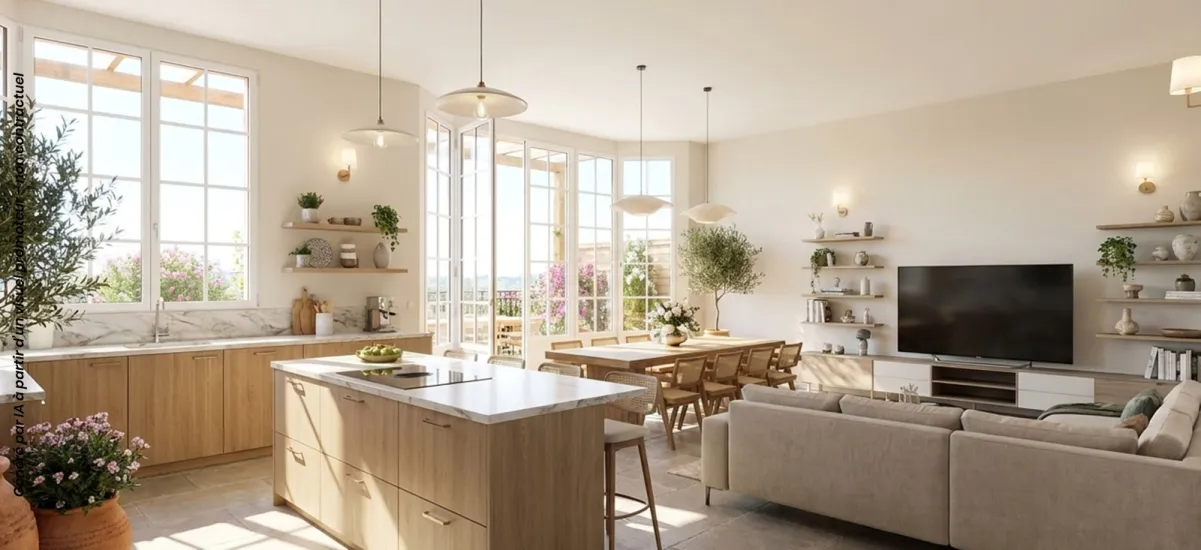 Gassin villa avec vue sur la Presqu’île de Saint-Tropez