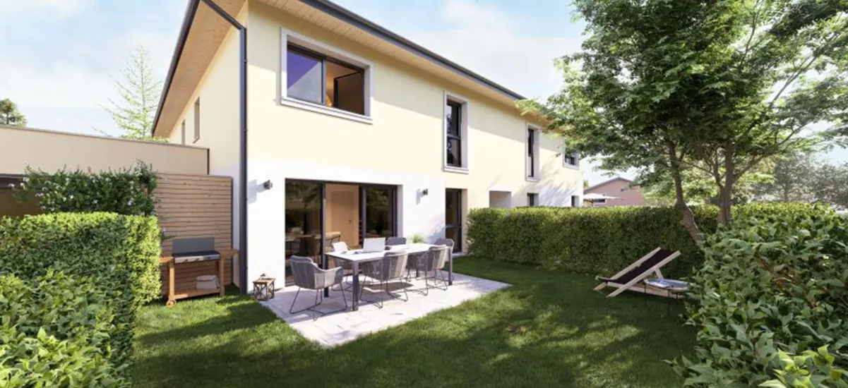 Gilly-sur-Isère quartier pavillonnaire proche commodités