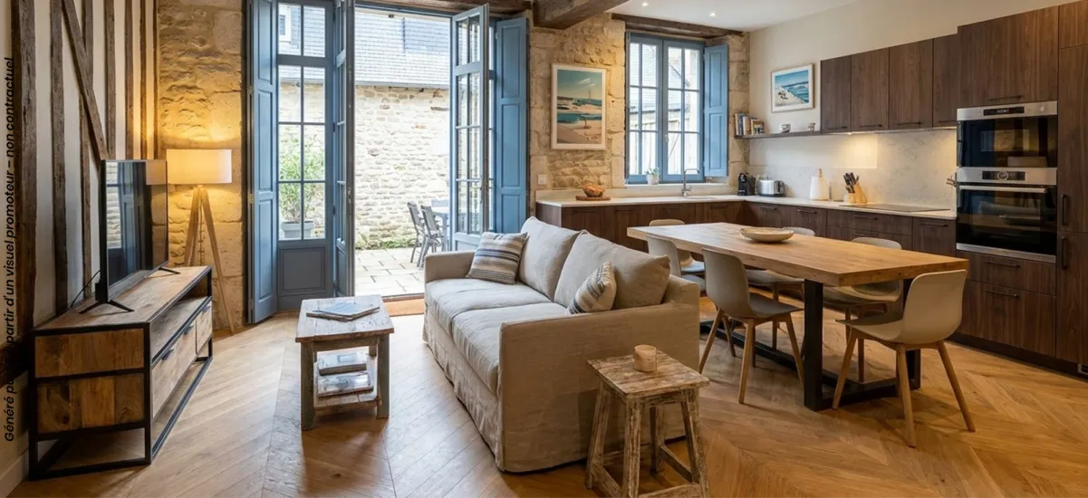 Gonneville-sur-Honfleur réhabilitation quartier historique