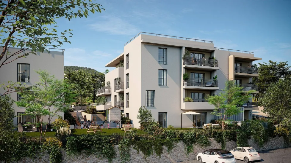 Grasse quartier résidentiel à 4 min de la gare TER