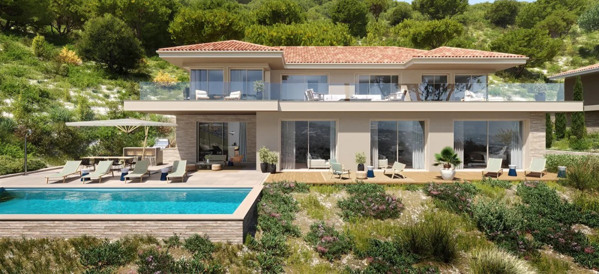 Grimaud Beauvallon Maisons de luxe intimistes avec vues mer